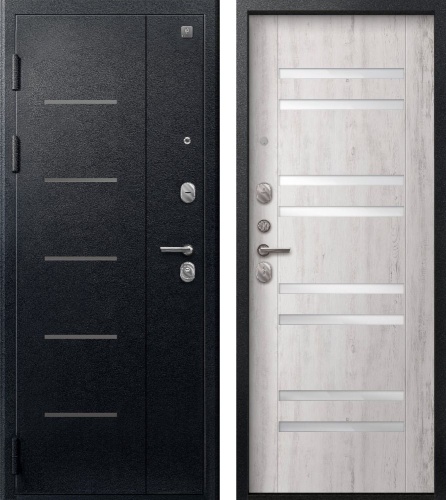 Центурион В-07 Чёрный муар - Дуб пепельный X-8